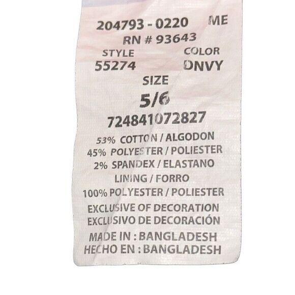 - Classroom Uniforms juniors 5/6 Navy Stretch Double-Pleated Twill Scooter… - Picture 6 of 12